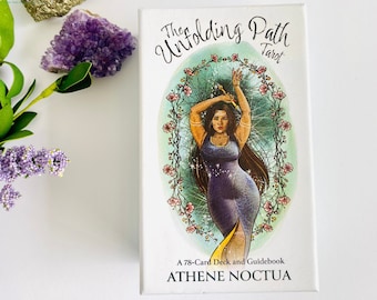 The Unfolding Path Tarot, Psychic Divination Tool, Mysticism and Spiritual Practice Enhancement Cards