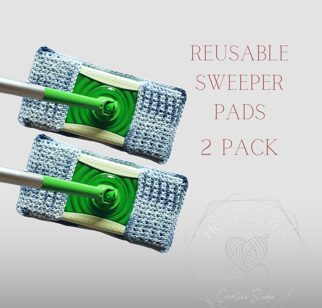 Reusable Sweeper Dust Mop Covers 2 Pack Dust Mop Cover, Reusable