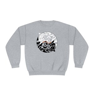Sleeper Cat Fish - Yin Yang - Unisex NuBlend® Crewneck Sweatshirt