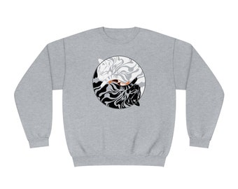 Sleeper Cat Fish - Yin Yang - Unisex NuBlend® Crewneck Sweatshirt