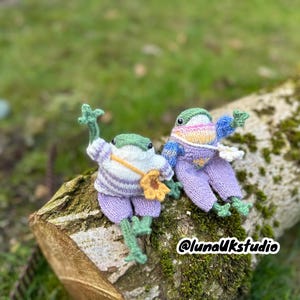 Froggie frog plushies,Green frog knitted,Froggie&#39;s sweater,Cute toy frog,Amigurumi frog,Gift for christmas,Gift for birthday,Toy for kids