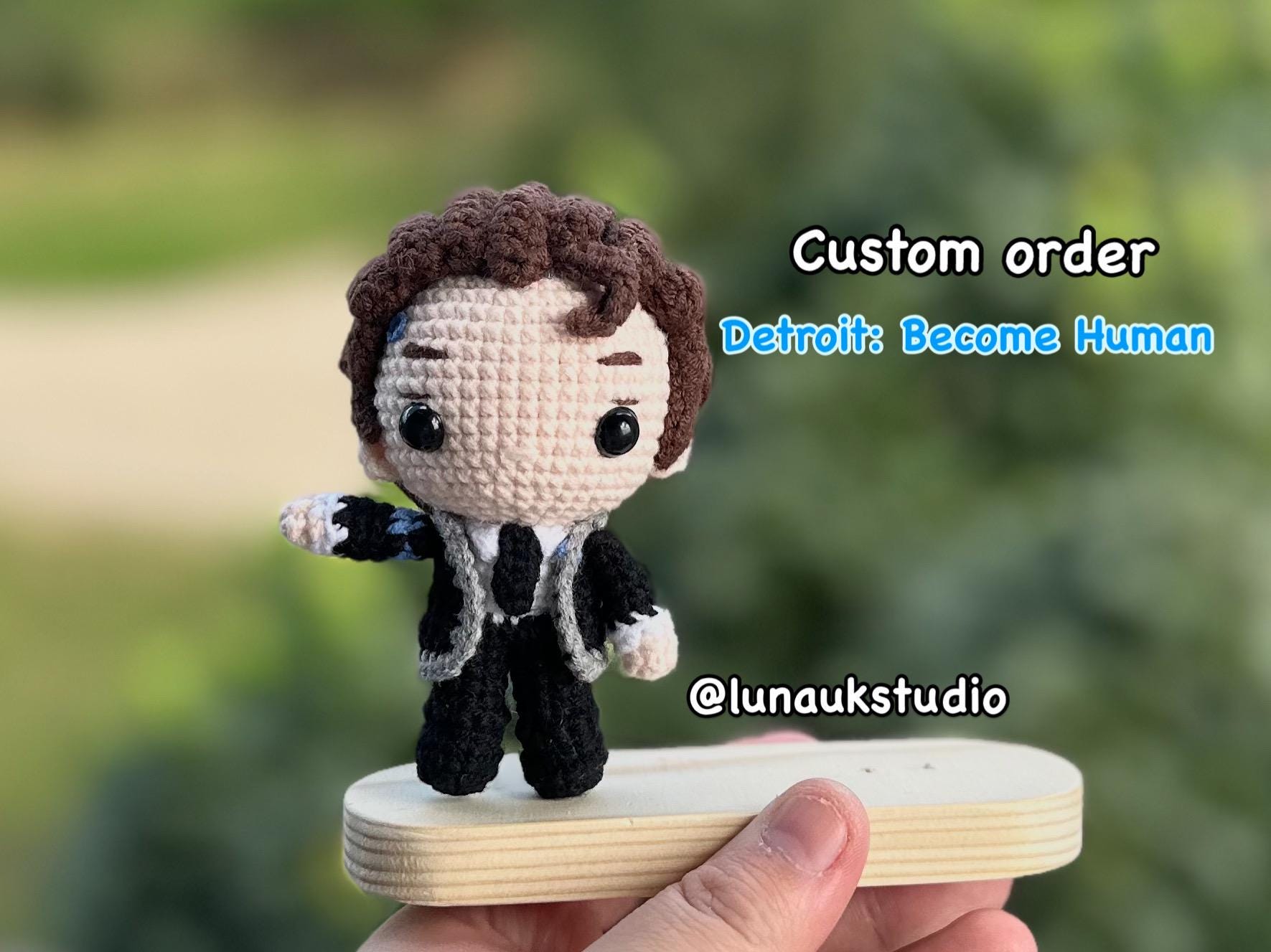 Handmade Crochet Detroit: Become Human Plushies,conner RK800