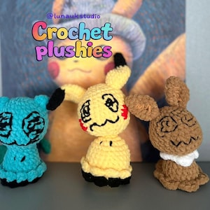 Handmade Crochet mimikyu! Amigurumi plush