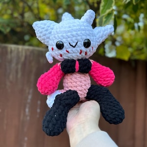 Handmade Crochet Chibi Hazbin Hotel Inspired Plushies /big plushies