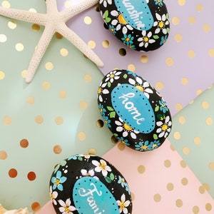 Inspirational Painted Rocks Holiday Gift Hand painted inspirational rocks painted with acrylic paint