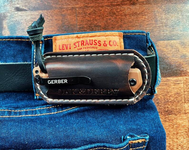 Knife Sheath Belt Sheath Horizontal Knife Sheath Leather Etsy