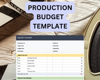 Production Budget Template