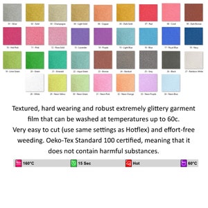 50 Pack HTV Heat Transfer Vinyl Bundle, 12x10 48 Iron on Vinyl for Cricut Sheets with 2 Teflon Sheet, 28 Assorted Colors for Clothing T-Shirt