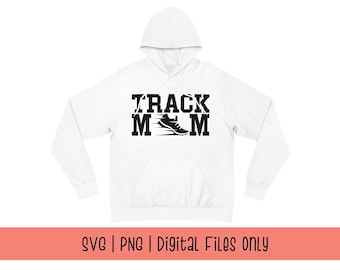 Sublimation sportive de maman de piste, SVG d'athlétisme, chemise de piste, autocollant de piste de maman, piste de maman SVG