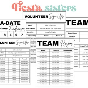 Baseball Team Mom Planner, Baseball Schedule Template, Little League Planner 8.5x11