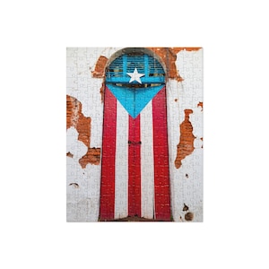 Puerta de la Bandera | San Juan Puerto Rico | Puerto Rican Flag | Jigsaw Puzzle for Adults