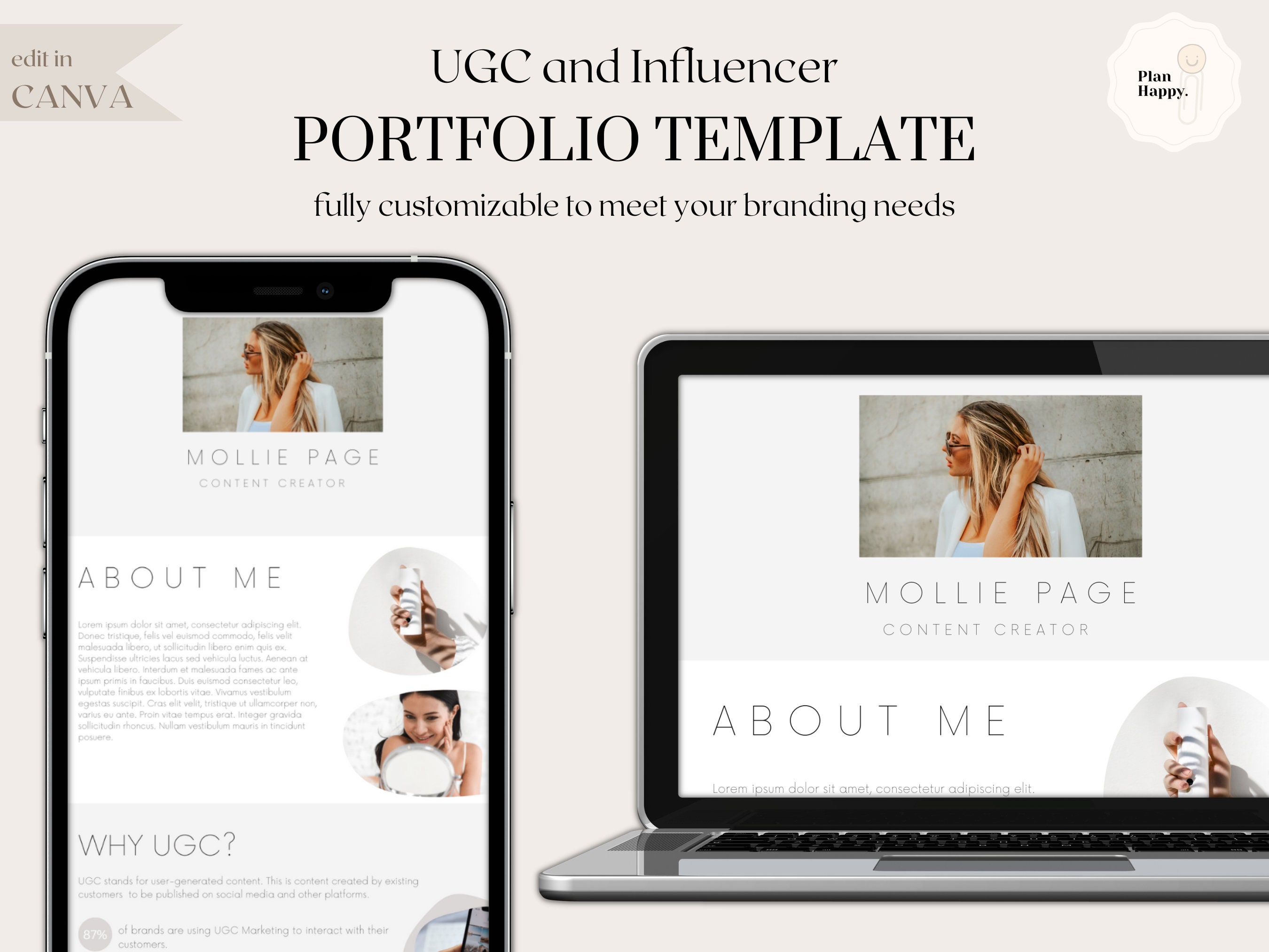 Contents Page Portfolio Template