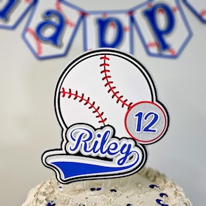 Baseball Cake Topper for Baseball Party | Baseball Birthday Cake Topper | Custom Cake Topper | Baseball Baby Shower | Softball Topper