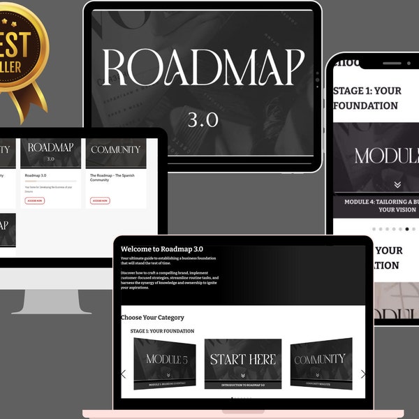 Roadmap 3.0- Business development & marketing course with (MASTER RESELL RIGHTS)