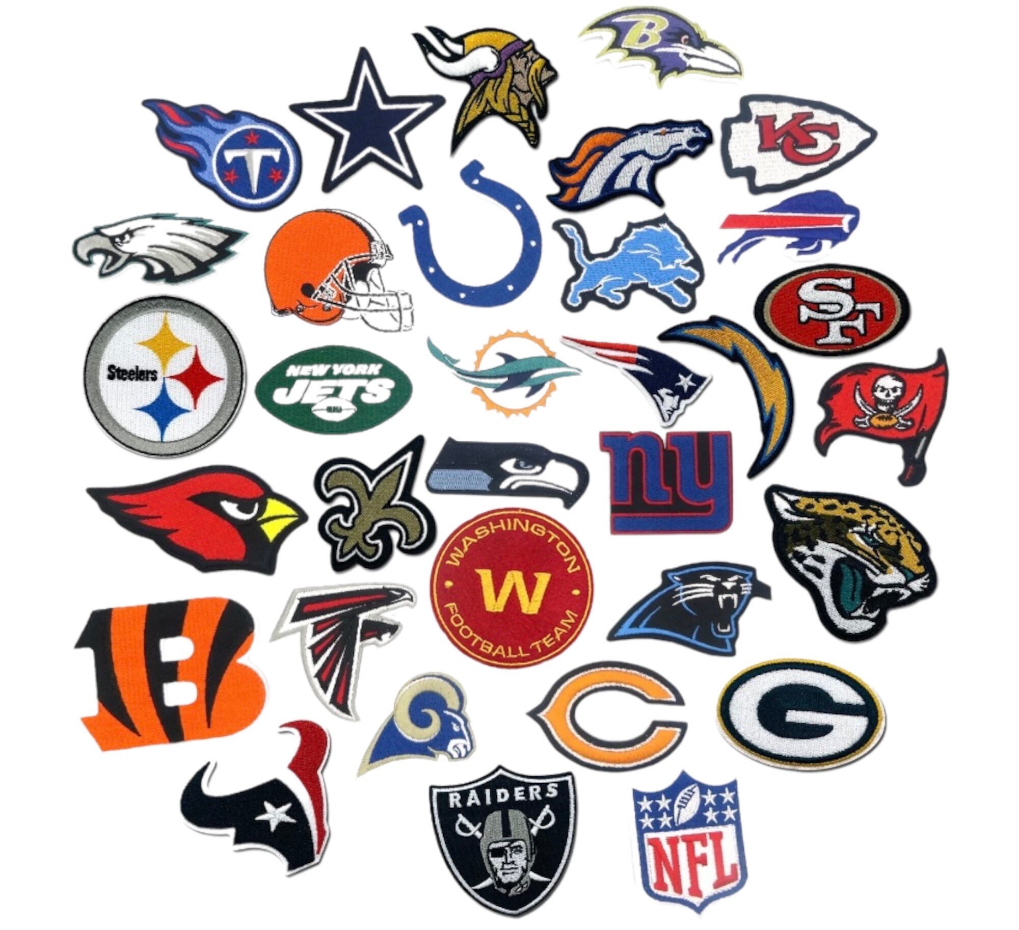 Nfl Embroidery - Etsy