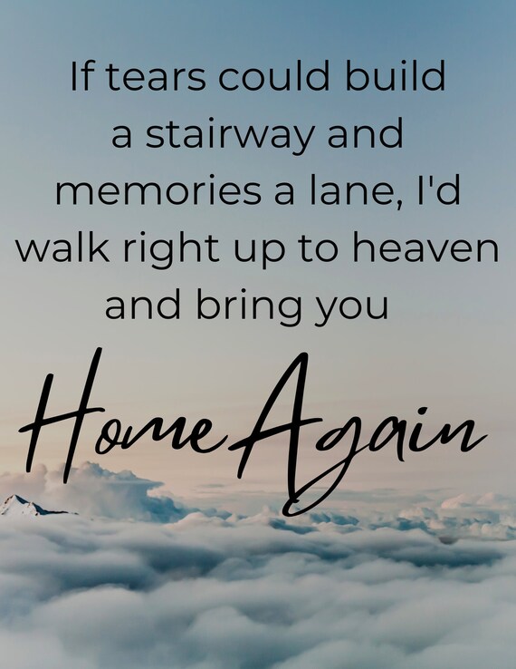 Stairway To Heaven Text Deutsch Stairway to Heaven Poster - Etsy