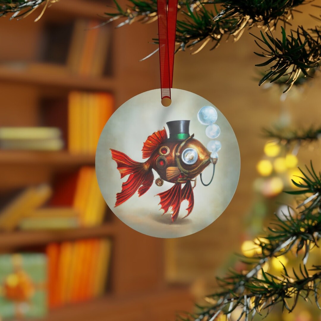 Goldfish Christmas Ornament 