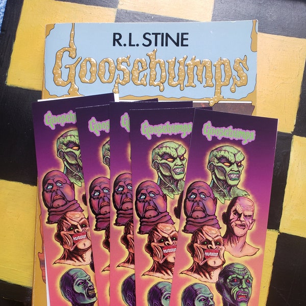 Goosebumps The Haunted Mask Unloved Ones Double-Sided Art Bookmark