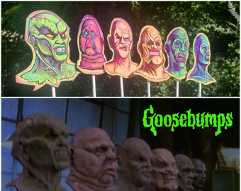 Goosebumps The Haunted Mask unloved ones 3D Halloween craft display Picks.