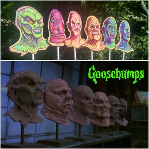 Goosebumps The Haunted Mask unloved ones 3D Halloween craft display Picks.