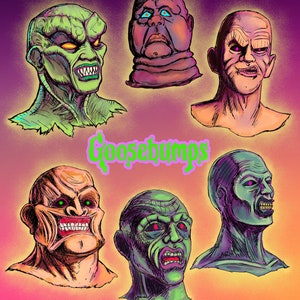 The Unloved Ones Goosebumps The Haunted Mask 11 x 17 Print