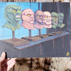 Goosebumps The Unloved Ones Acrylic Painting