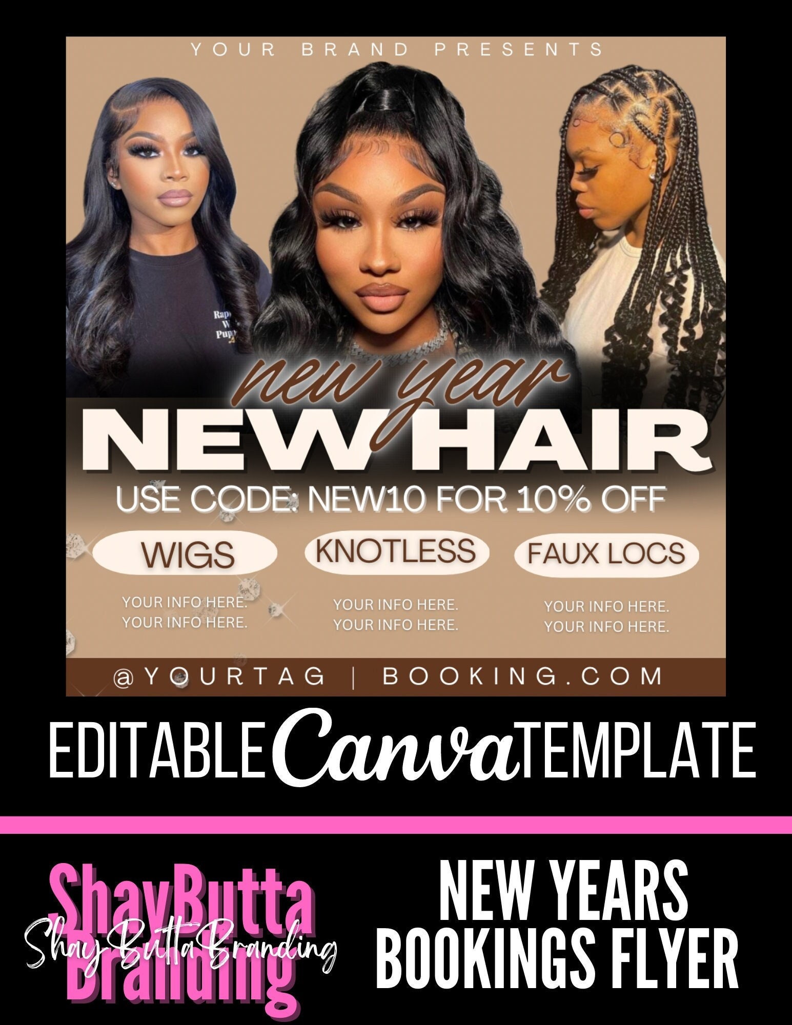 New Year Flyer - Etsy New Year Flyer - Etsy