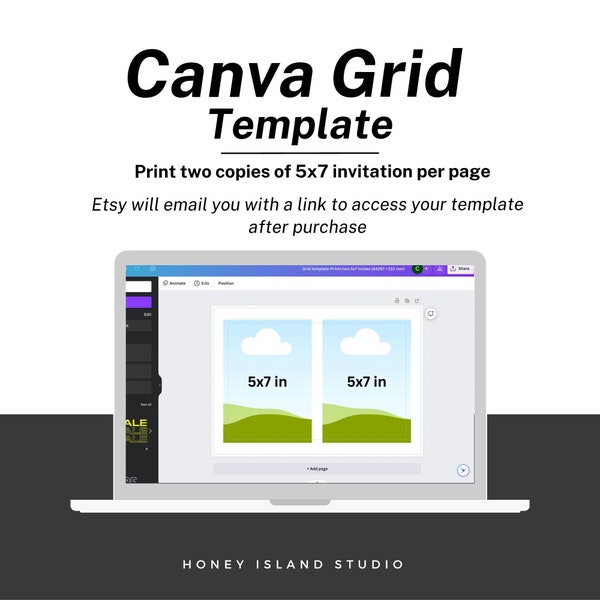 Grid Template Etsy