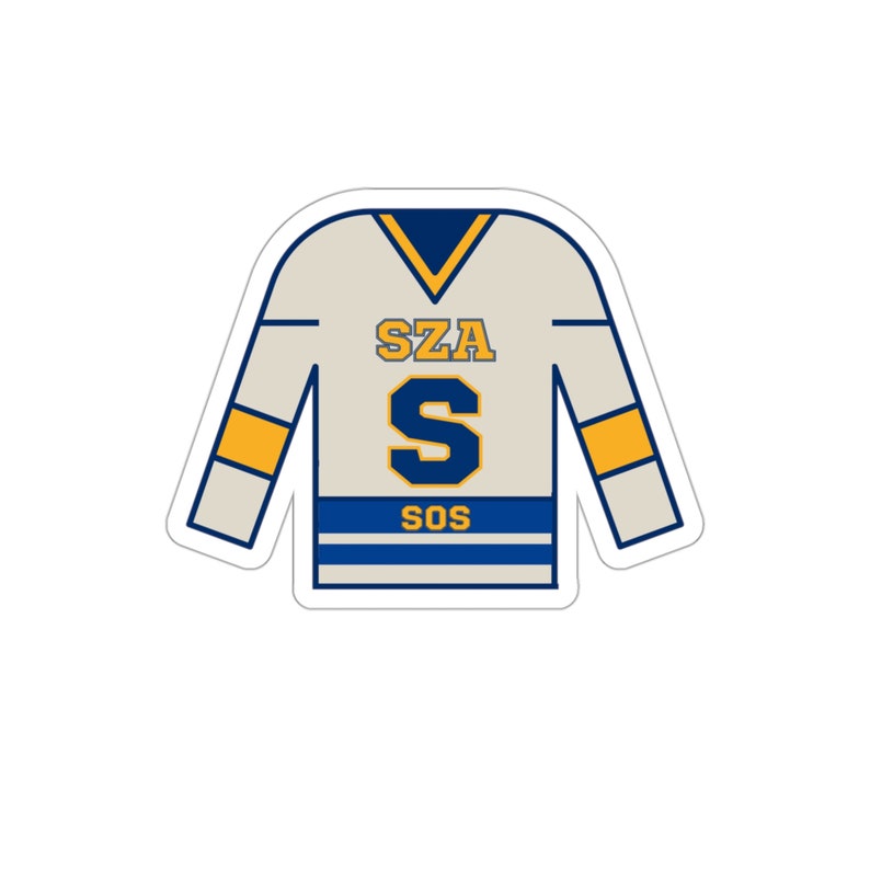 Sza SOS Sticker Sza Die-cut Sticker Sza SOS Hockey Jersey - Etsy
