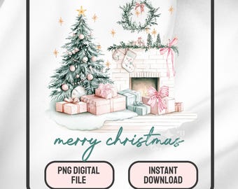 File PNG di Natale rosa, sublimazione di regali di Natale rosa Coquette, albero di Natale rosa, albero di Natale rosa png, DOWNLOAD DIGITALE