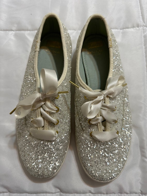 Keds × Kate Spade Champion Glitter Sneaker Size 7.