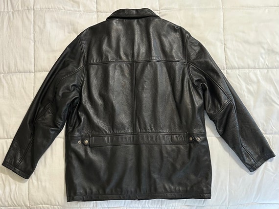 Wilsons Leather Mjulian Black Leather Jacket With Removeable