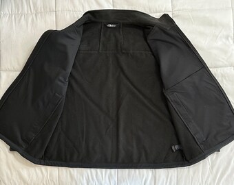 North Face Jacket Men's Black Windwall Full Zip - Size XXL - Etsy