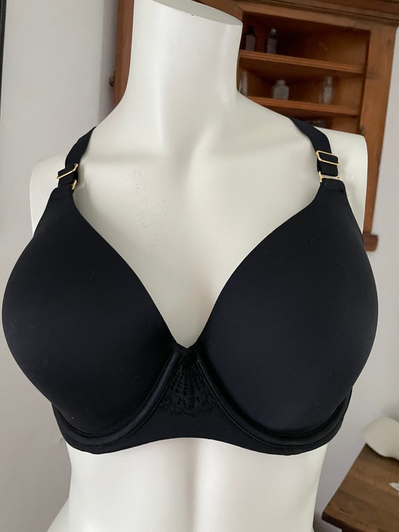 Soma Embraceable Perfect Coverage Bra Taupe Brown 36C Underwire Adj Smooth  Cup