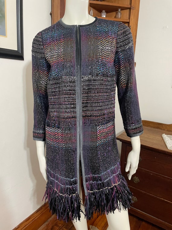 Carlisle Collection Woven Coat - Size 2