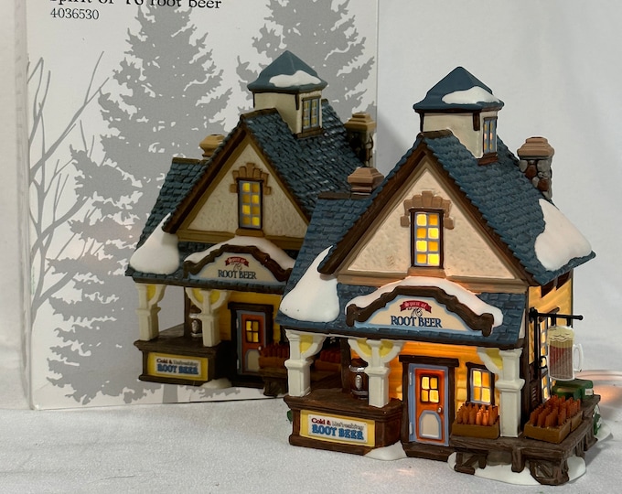 building a christmas village display - My French Twist