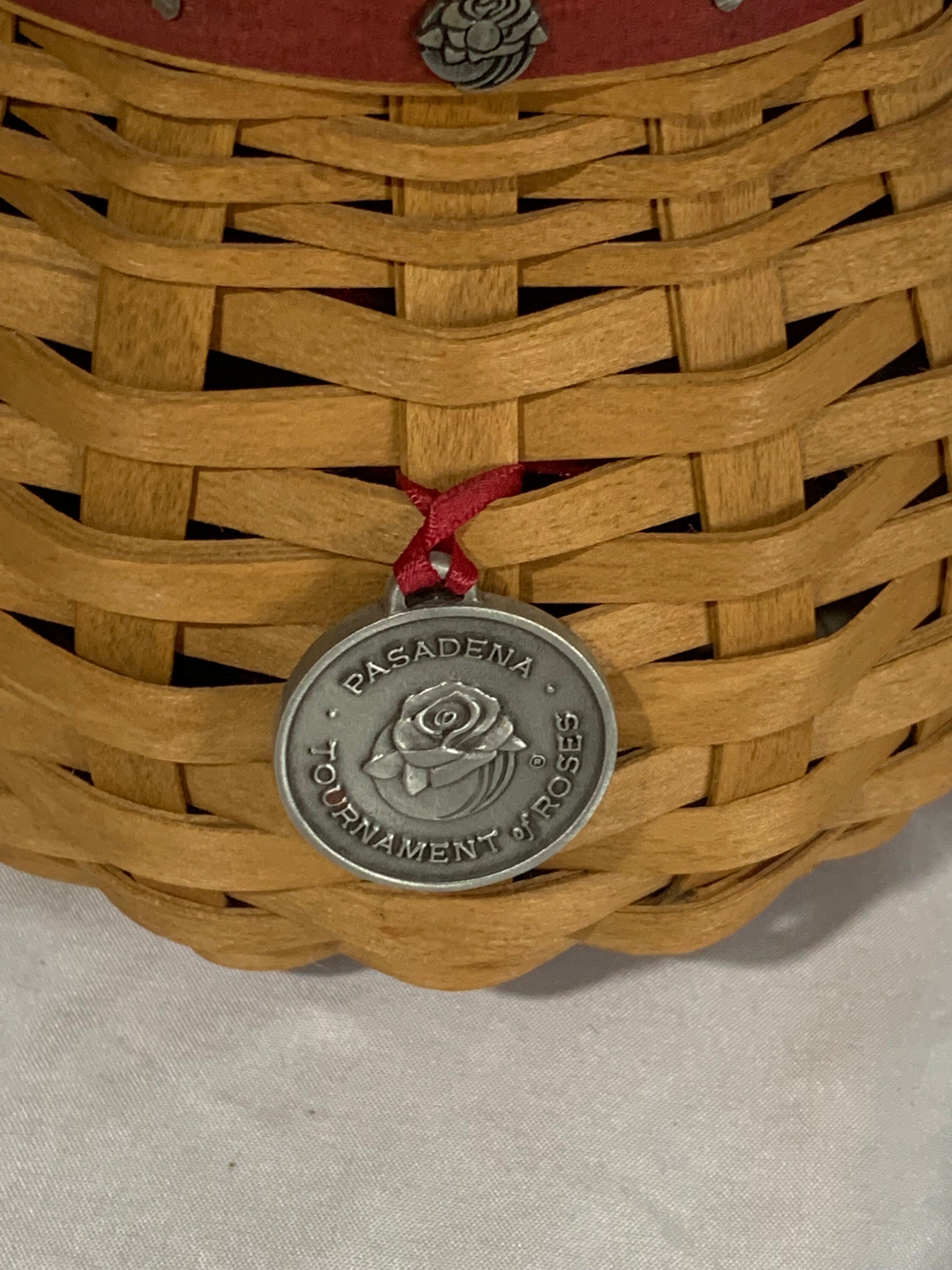 小物入れ Longaberger 2004 Tournament of Roses Longaberger Pasedena Tournament of Roses Basket - 2004 - Etsy