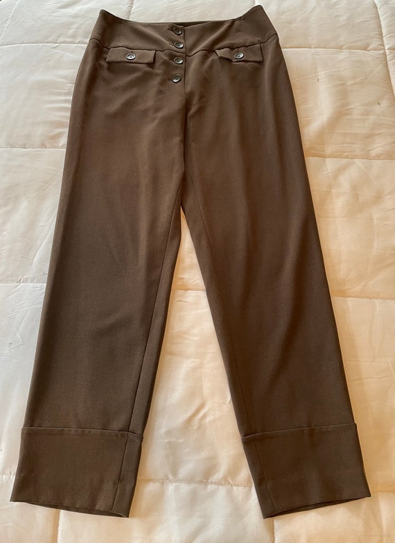 Buy Bloomingdale's Women's Brown Dress Pants Size 12 - Like New Online in  India - Etsy