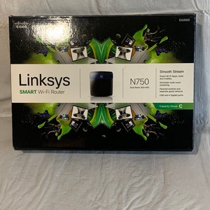 Linksys N750 Smart Wireless Dual Band Wifi router.