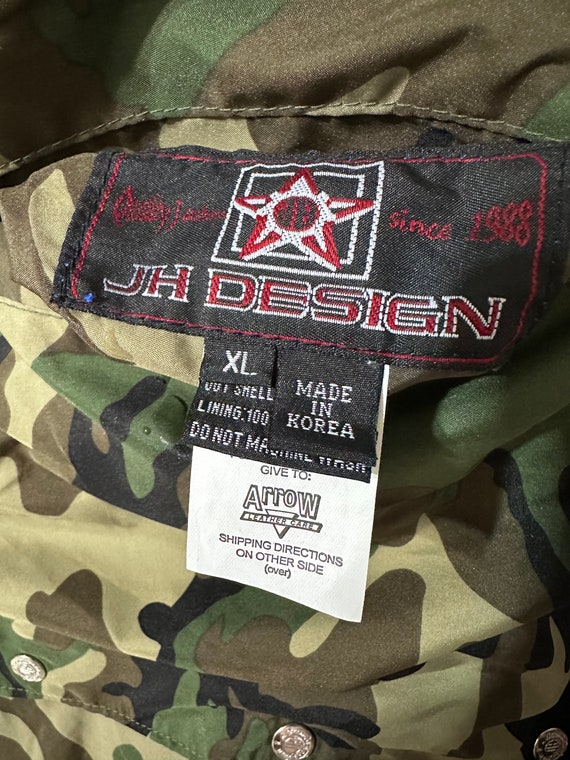 Vintage Ipfu Army Jacket Reflective 3D Camo Design - Etsy