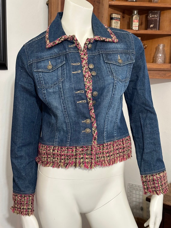 Liz Claiborne Vintage 90’s Womens Tweed Blue Jean 