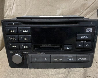 Bose/Nissan Maxima Am/Fm car stereo with tape cassette and CD player