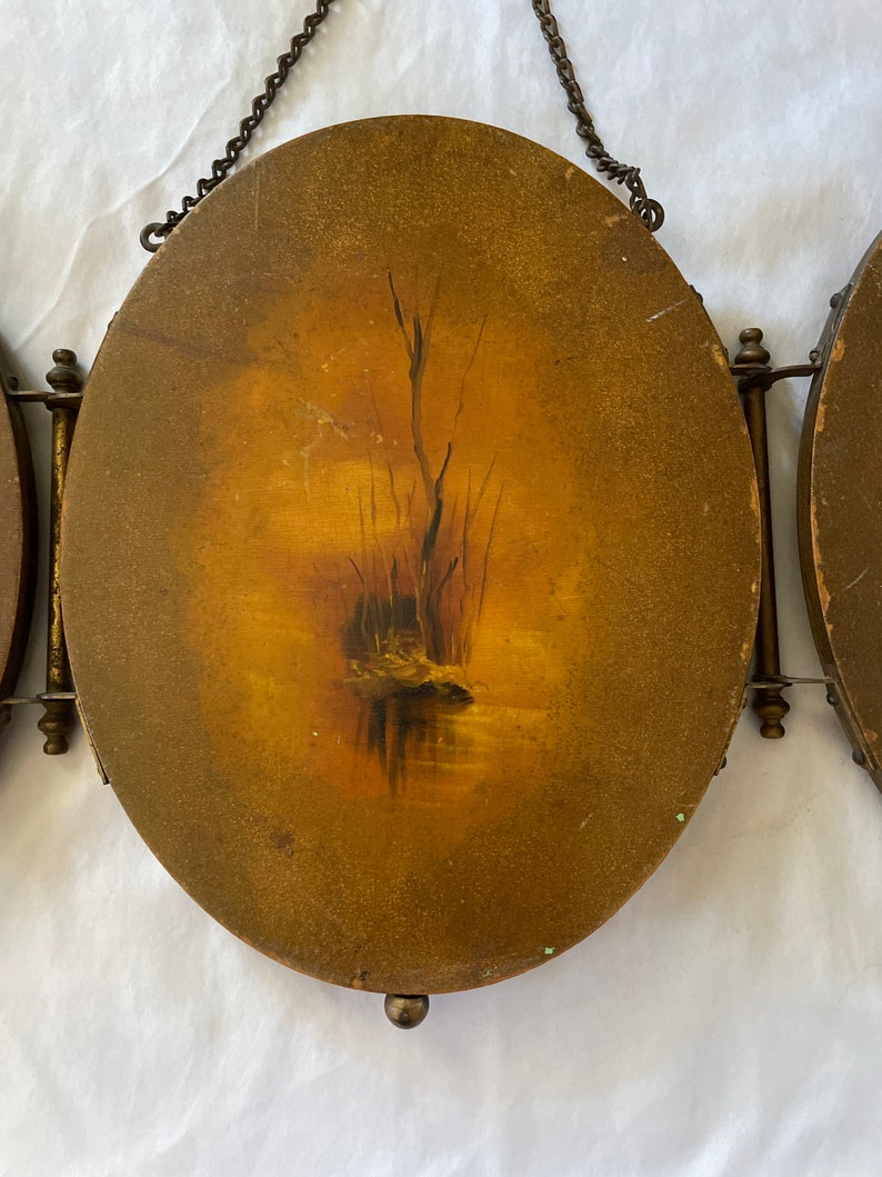 1800s Trifold Antique Shaving Mirror Etsy