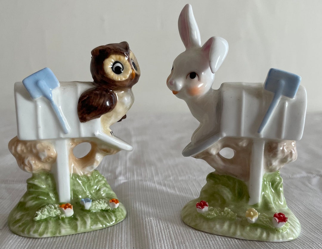 Vintage 1976 Enesco Bane China Spring/easter “sweet Delivery” Figurines ...