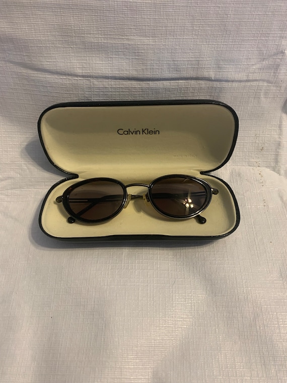 Vintage Calvin Klein CK Sunglasses with case.