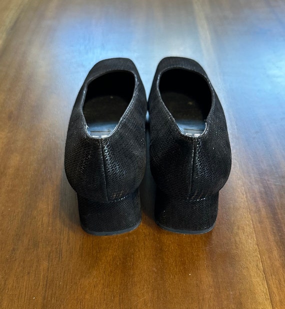 Stuart Weitzman Vintage Black Women's Low Heel Sh… - image 4