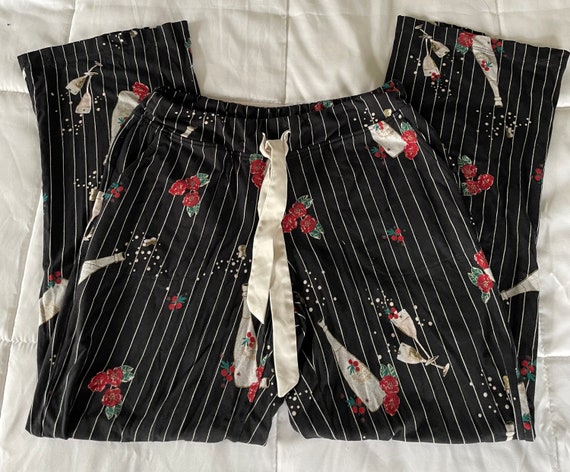Soma Embraceable Posh Party Lounging Pants With Pockets Size S Like New 