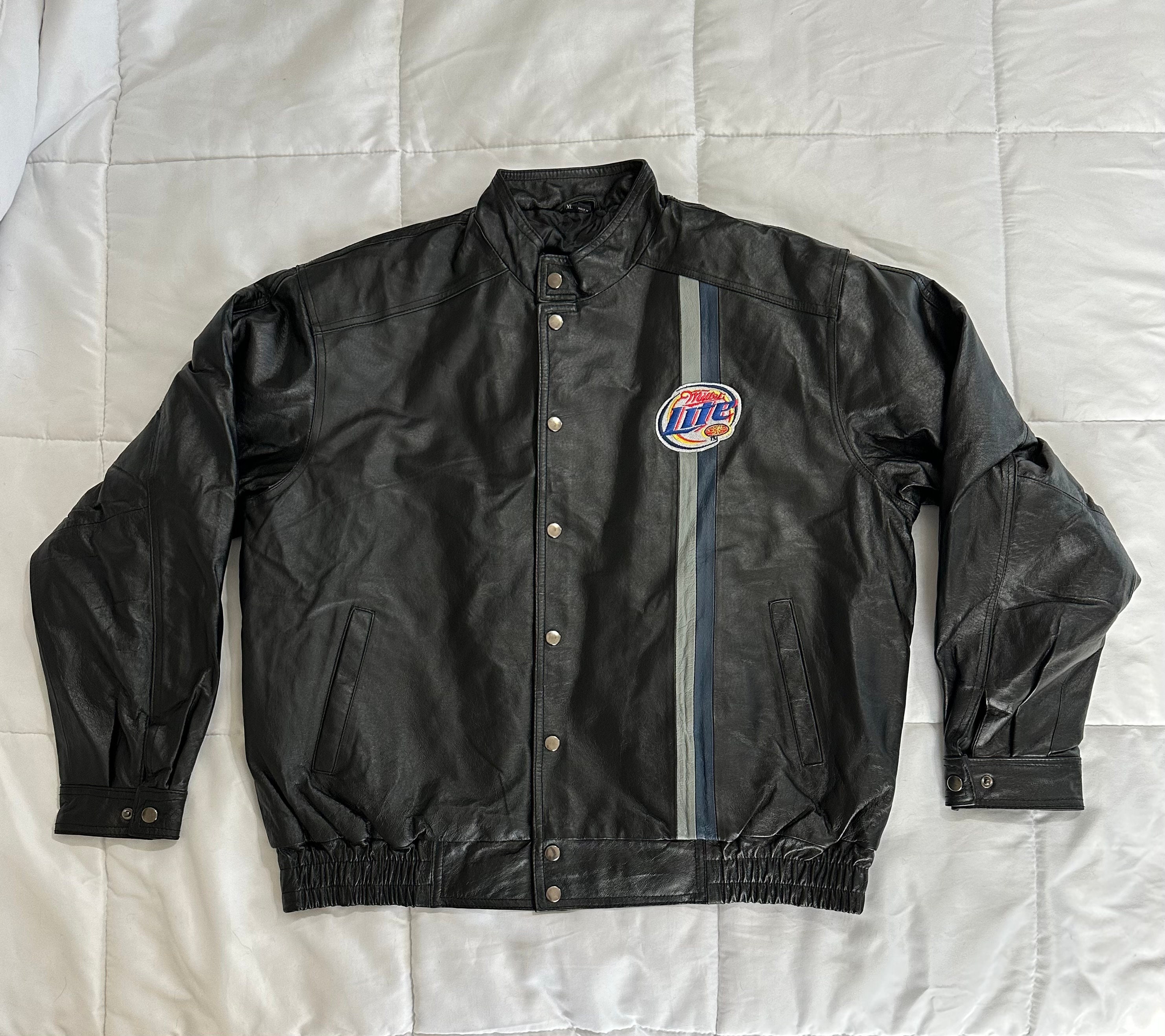 Rusty wallace shop leather jacket