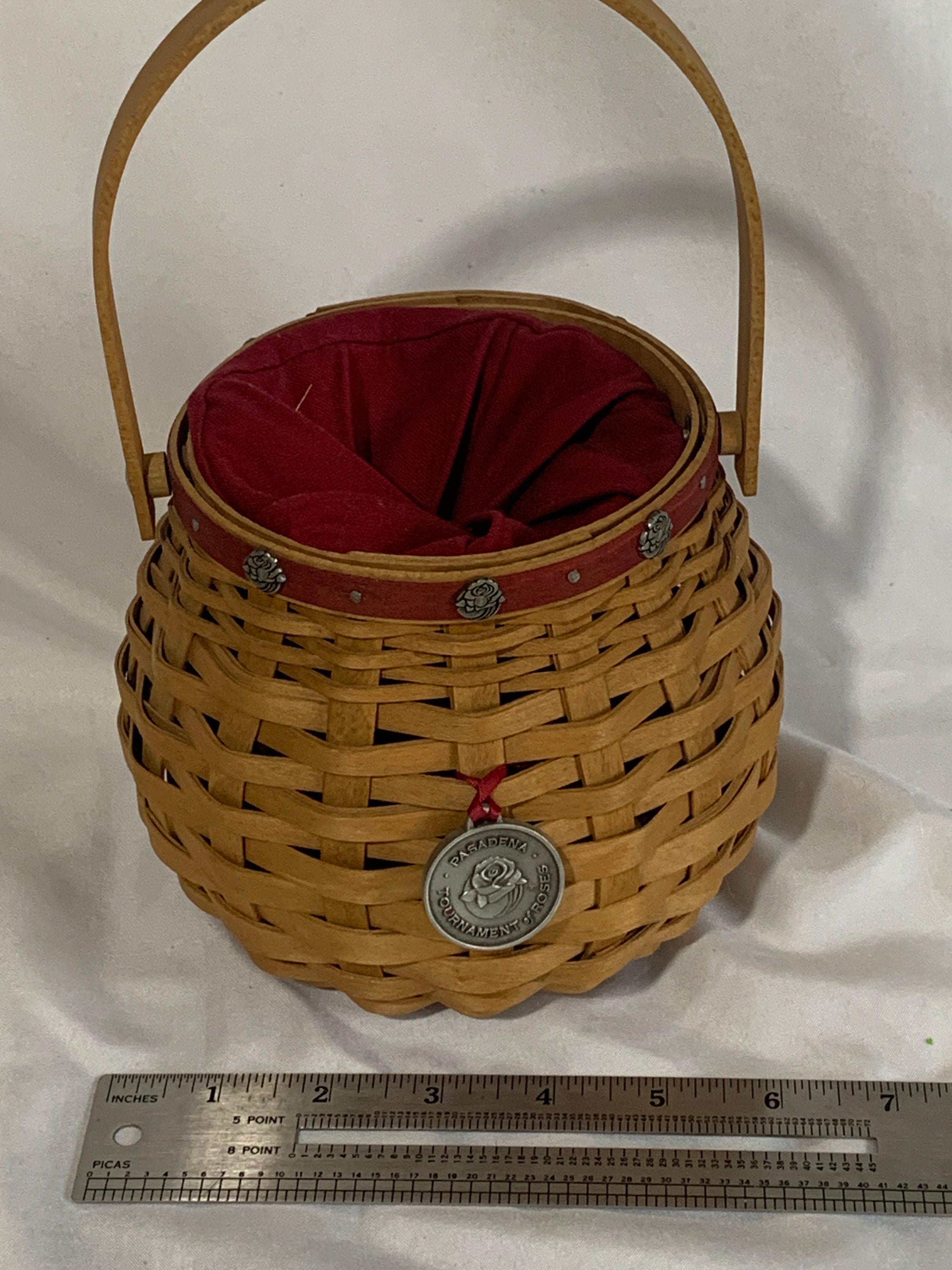 Longaberger Pasedena Tournament of Roses Basket - 2004 - Etsy