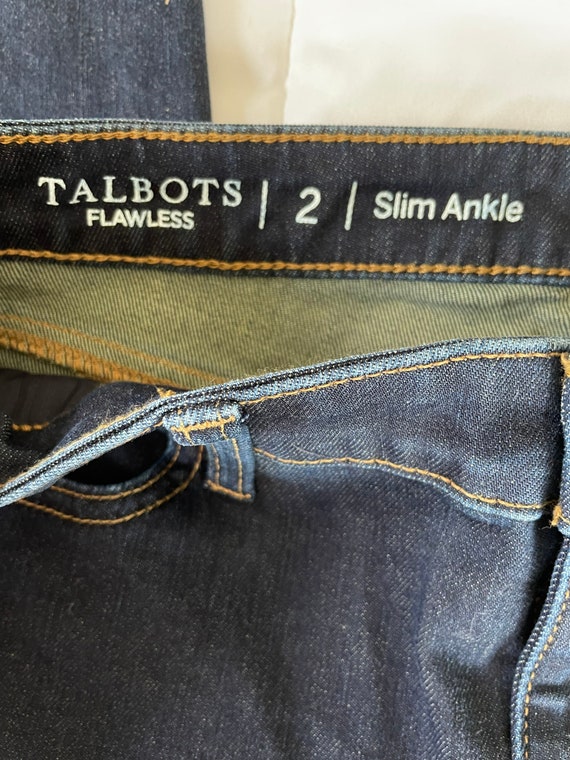 Talbots Flawless Slim Ankle Jeans Size 2- Like New - image 4